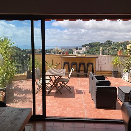 T2 Traversant Avec Une Grande Terrasse Et Piscine กาญเนอ-ซูร์-แมร์ ภายนอก รูปภาพ