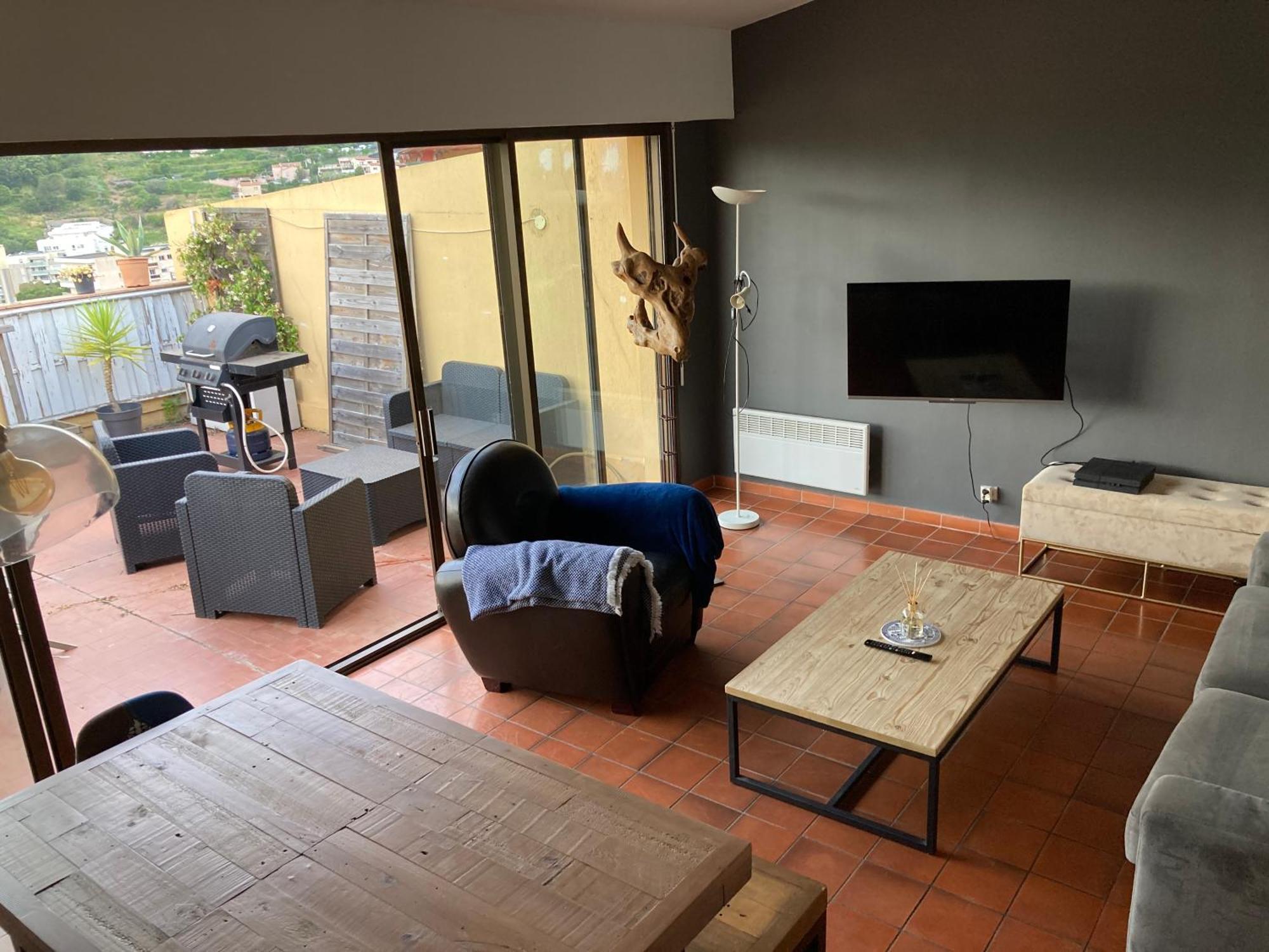 T2 Traversant Avec Une Grande Terrasse Et Piscine กาญเนอ-ซูร์-แมร์ ภายนอก รูปภาพ