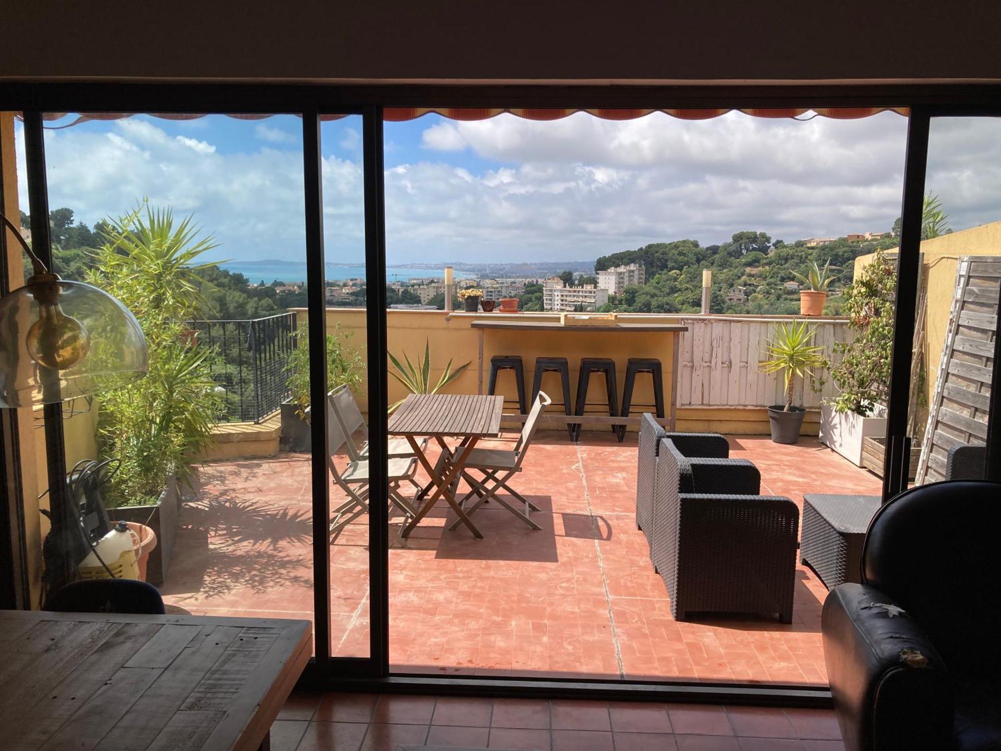 T2 Traversant Avec Une Grande Terrasse Et Piscine กาญเนอ-ซูร์-แมร์ ภายนอก รูปภาพ